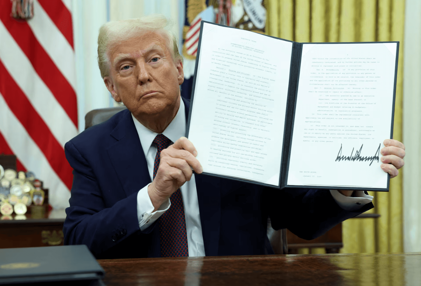 Трамп анонсировал создание криптовалютного резерва США